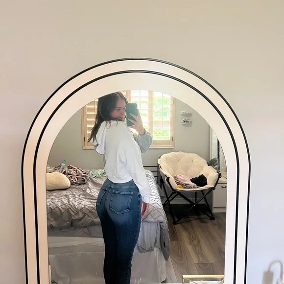 A split colored Hollister zip up jacket - Picture 2 of 6